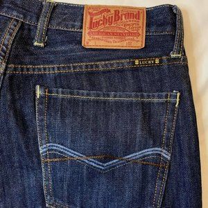 Mens Lucky Brand H212 Classic Fit Blue Jeans sz 32
